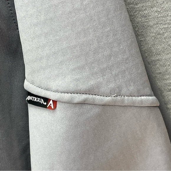 Antigua Golf Mens Grey Full Zip Jacket Size XL - Picture 9 of 13